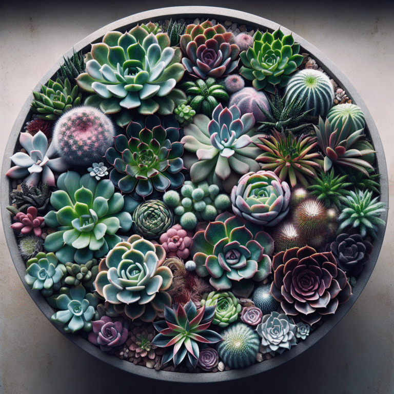 Succulent Arrangement Using Different Varieties