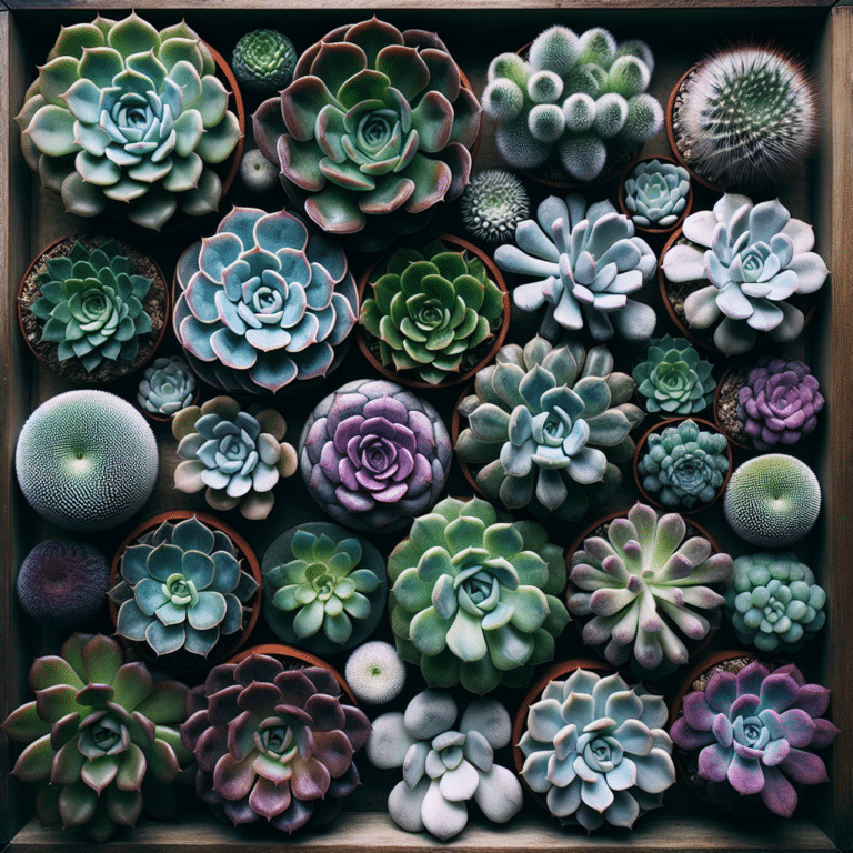 Succulent Arrangement Using Different Varieties
