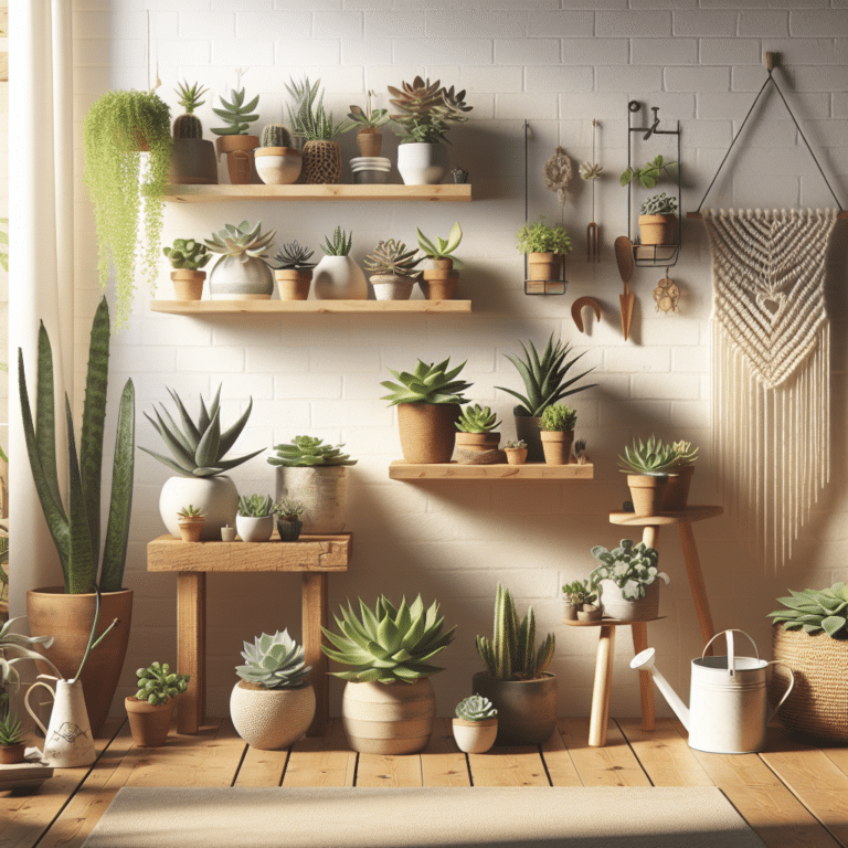Indoor Succulent Collection Ideas